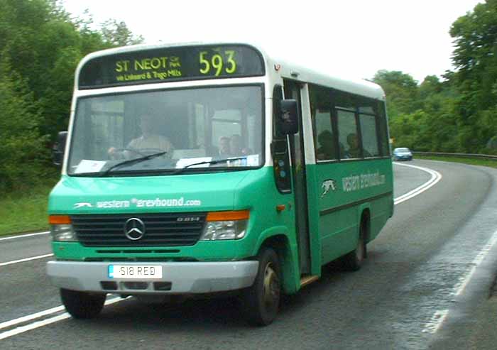 Western Greyhound Mercedes Vario Plaxton Beaver 2 518